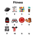 Gym pins