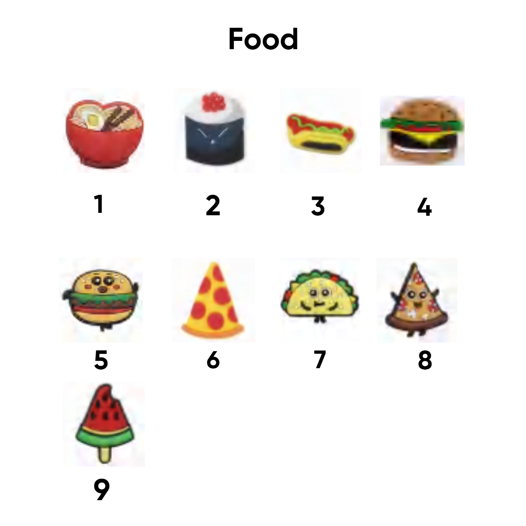 Food pins
