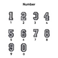 Numbers pins