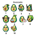 Avocado crocs pins